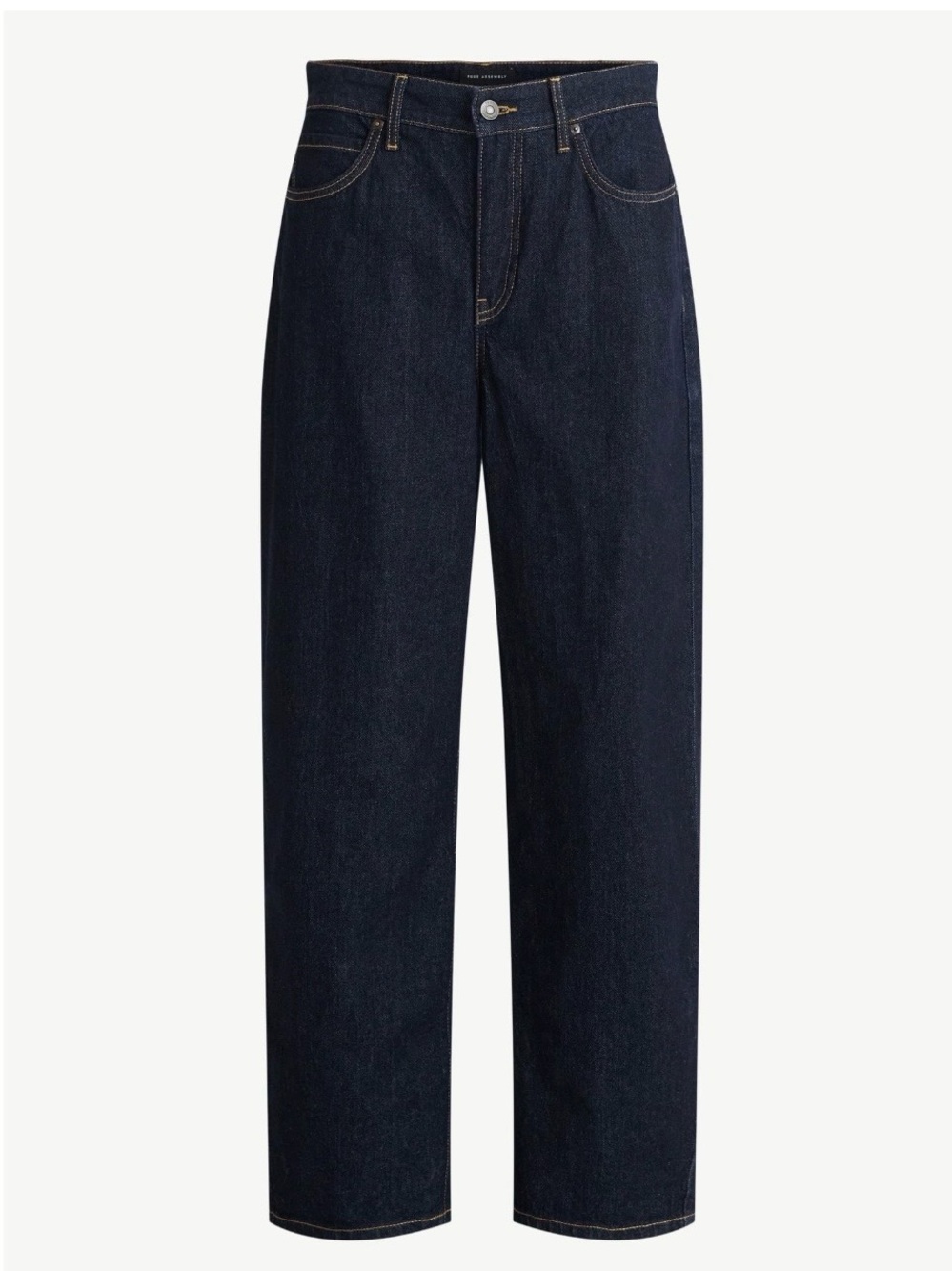 Free Assembly Women's Barrel Leg Jeans, 26.5" Inseam, Size 2